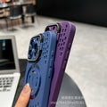 Summer ice-cooling magnetic case for apple iphone 17, compatible with iphone 16 pro, iphone 11, european and american style, with lens protection stand