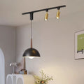 Restaurant track chandelier movable rocker arm universal adjustable telescopic french rotate dining table bar chandelier