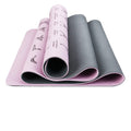 tpe yoga mat, men's fitness mat, professional anti-slip silent mat, sports printed movement training mat