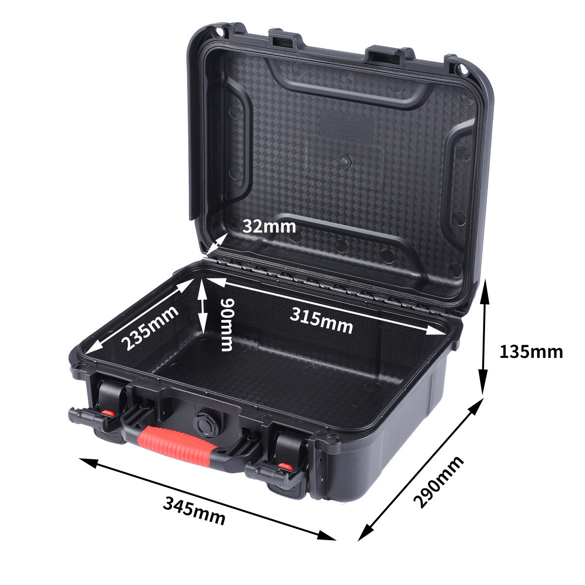 Safety box Toolbox Instrument box Outer box Plastic suitcase Storage packaging Protective box High-end equipment storage box