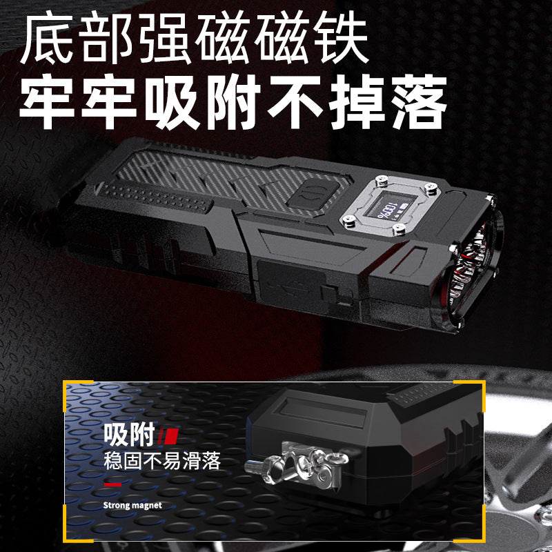 Cross-border LED flashlight charging, portable, long battery life, bright light, outdoor special multi-function strong magnetic work light