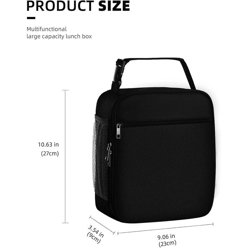 Lunch box bag, portable thermal insulation, thickened waterproof, with rice bag, office worker bento bag, outdoor picnic bag, multi-functional commuting