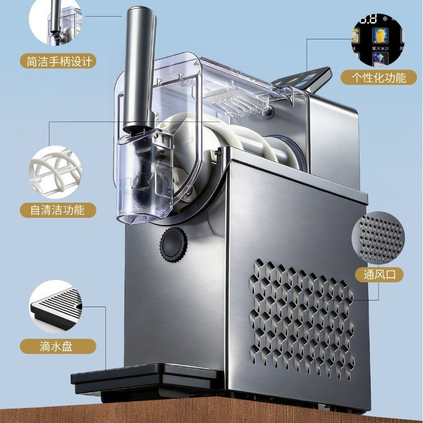 Snow melting machine, small commercial cold drink machine, for home ice cream machine, milkshake ice machine, fully automatic smoothie machine, slush machine
