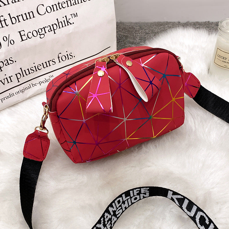 Girls cosmetic bag 2022ladies bag  bag women's bag printed wide shoulder strap small bag women's messenger bag