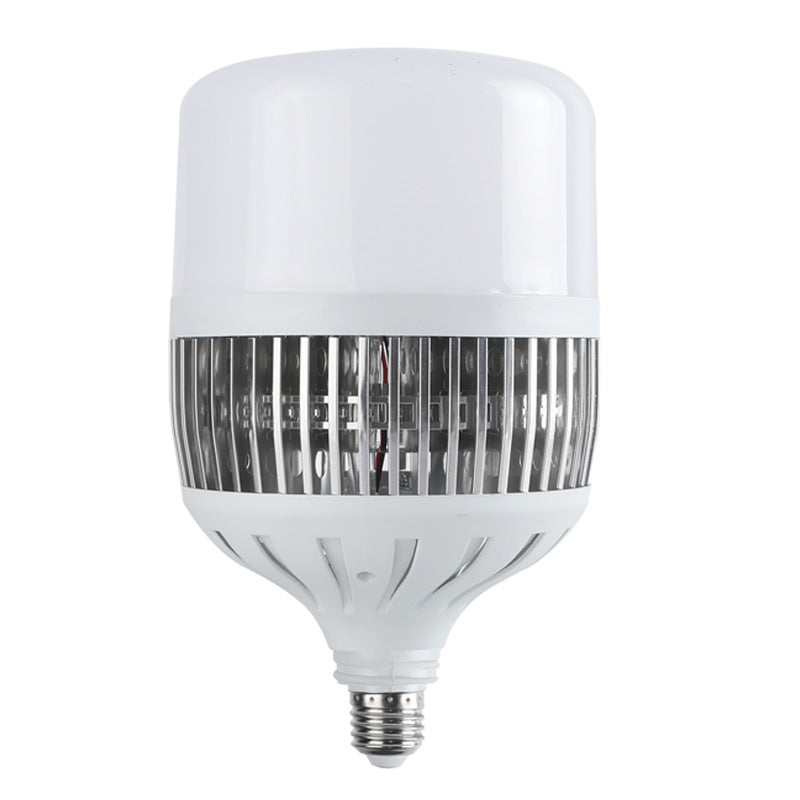 Cross-border led bulb high-power fin factory workshop warehouse explosion lighting bulb screw e27 energy-saving bulb