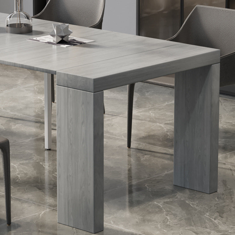 Customizable italian minimalist dining table from factory direct – extendable, detachable, light luxury, high-end, large dining table for multiple guests