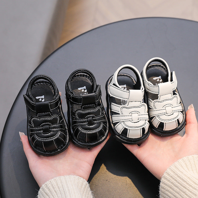 spring/summer new arrivals: baby & toddler padded shoes, walking shoes, sandals - cartoon soft sole, unisex, 0-2 years old, leather shoes