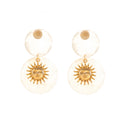 Women's earrings wholesale: european and american cross-border fashion, starfish & seashell earrings, niche high-end, vacation-inspired ocean style studs