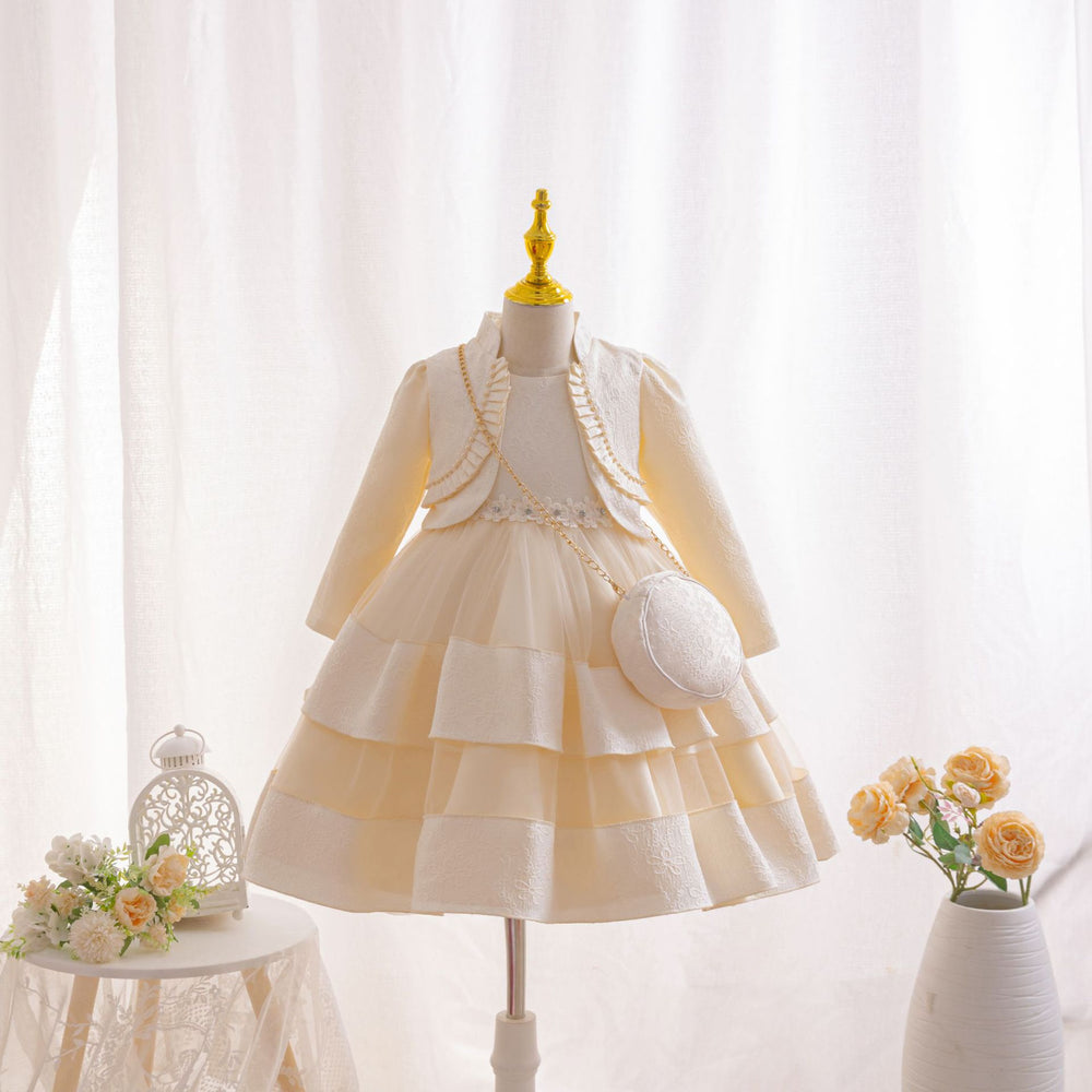 Export ready-made wholesale skirt three-piece wedding dress kids dress princess dress girl flower girl dress girl dress