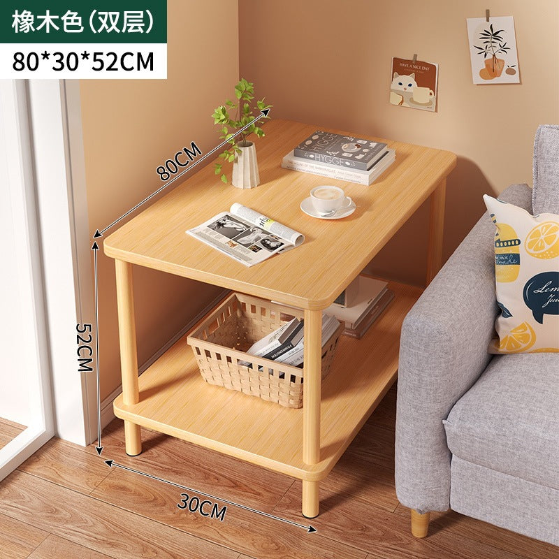 Sofa center small coffee table office side cabinet side table accessible luxury rectangular side table tea table square table table