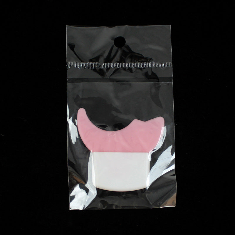 Imitation silicone tpr eyelash baffle novice drawing eyeliner mascara auxiliary eye makeup auxiliary tool crescent soft silicone