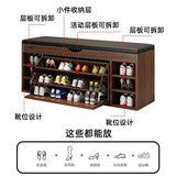 new arrival: bestselling flip-top shoe cabinet - home entryway shoe bench, shoe rack, and stool combo - all-in-one seating & space-saving storage