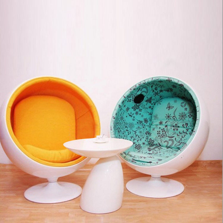 Ballchair space chair bubble chair eggshell chair Internet celebrity revolving sofa lazy hemisphere chair creative leisure chair