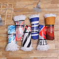 Factory direct wholesale: reactive printed tassel beach towels - microfiber, heat transfer printing, soft, absorbent, and quick-drying