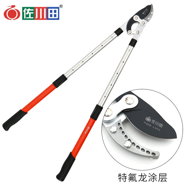Taiwan Sakawada 8330 telescopic sk5 labor-saving fruit tree scissors thick branch scissors vigorously cut Japanese steel large scissors