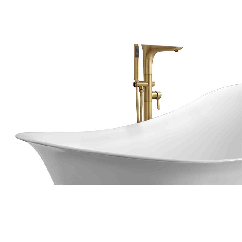 Sannora bathroom size apartment hotel acrylic boat-shaped thin edge adult independent bathtub 1.4-1 meters