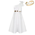D513  plus size women's summer new fashion one-shoulder bow banquet dress african maxi dress