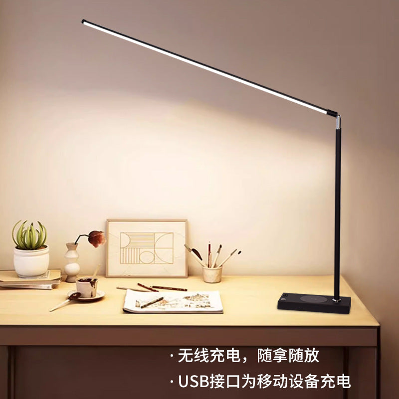 Student desk study desk lamp kids reading reading and writing full spectrum eye protection lamp can be usb and wireless charging