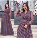 Aliexpress   new european and american foreign trade  chiffon maxi dress african plus size socialite fairy dress