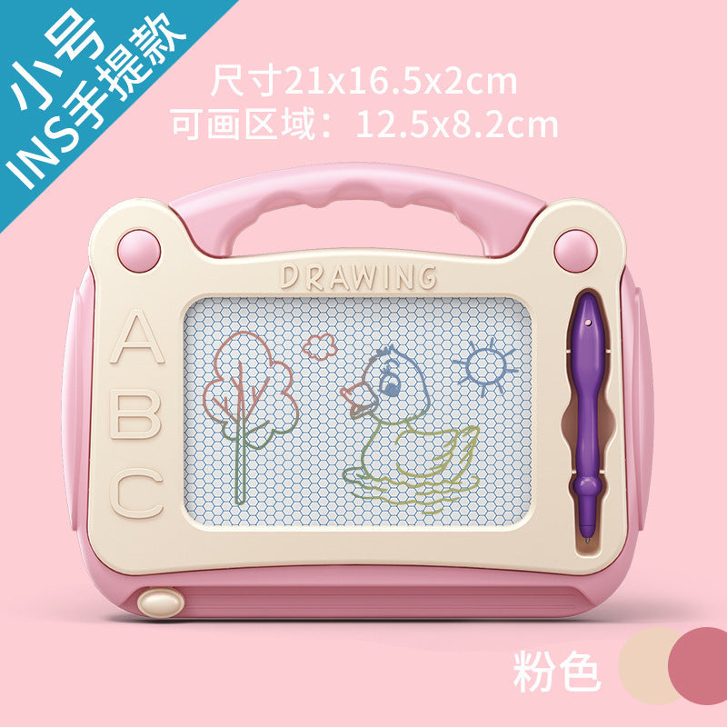 【customizable】magnetic drawing board table with feet - reusable erasable doodle board for kids - early education toy