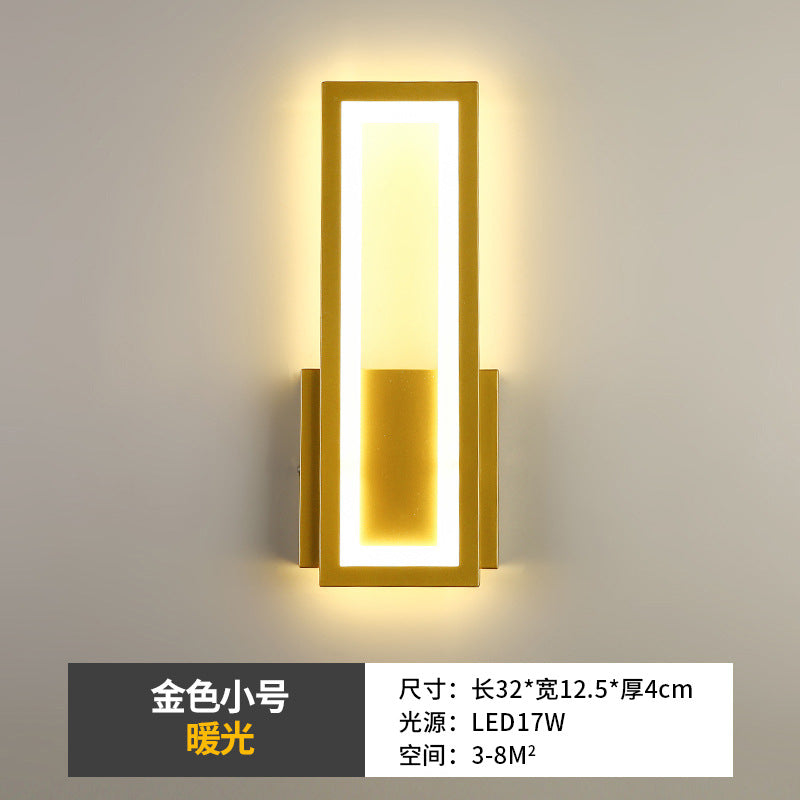 Wall lamp line bedroom bedside led modern simple stairs living room background wall wall wall lamp aisle corridor light luxury