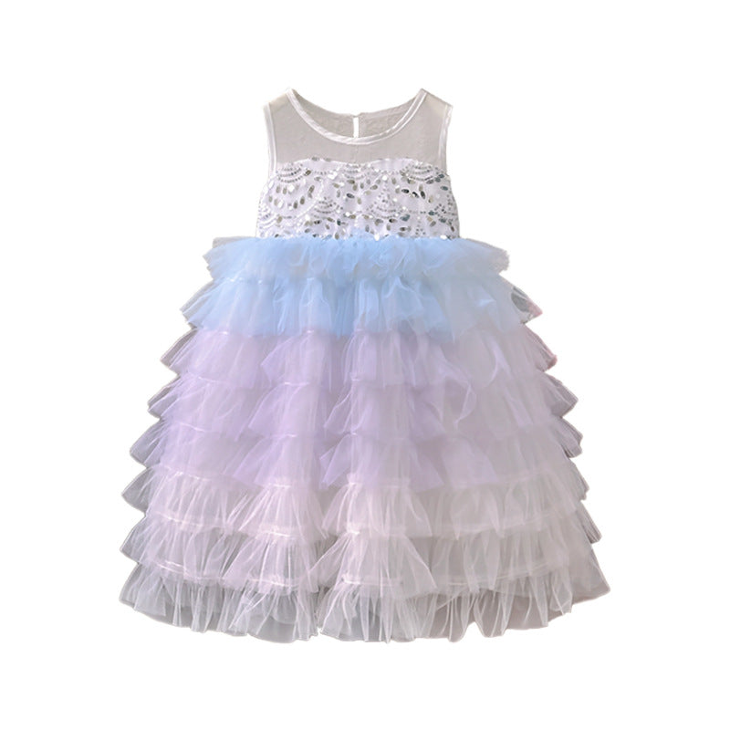 summer girls' dresses: trendy and stylish cake dresses, princess gowns - clearance sale on discontinued sizes!