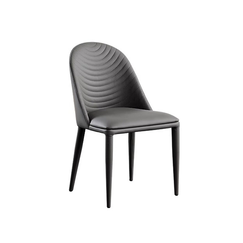 Modern minimalist dining chair for home use - stylish, light luxury design for hotels, restaurants, private dining rooms, dining tables, casual cafes, and backrest chairs