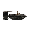 Italian natural luxury stone coffee table living room for homeaccessible luxuryclassy sense house square black rose marble coffee table