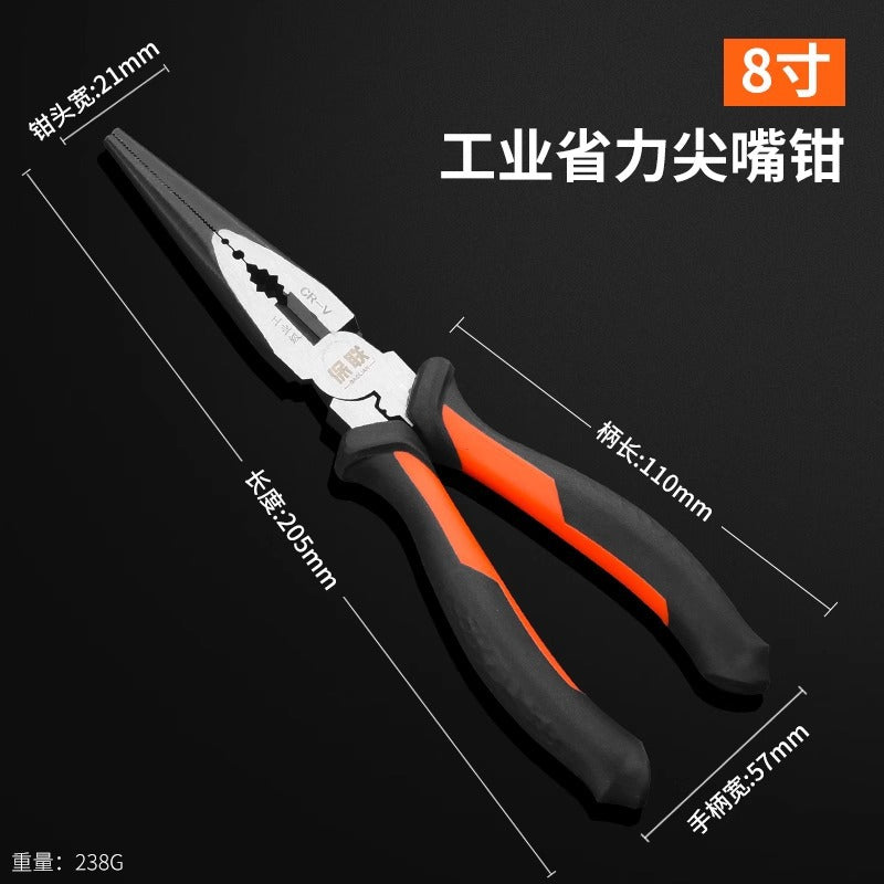 Baolian tiger pliers, wire cutters, multi-functional for home special tools, electrician's oblique tip, industrial grade pliers