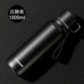 Obsidian black 1000ml [double drinking mouth + lifting rope]
