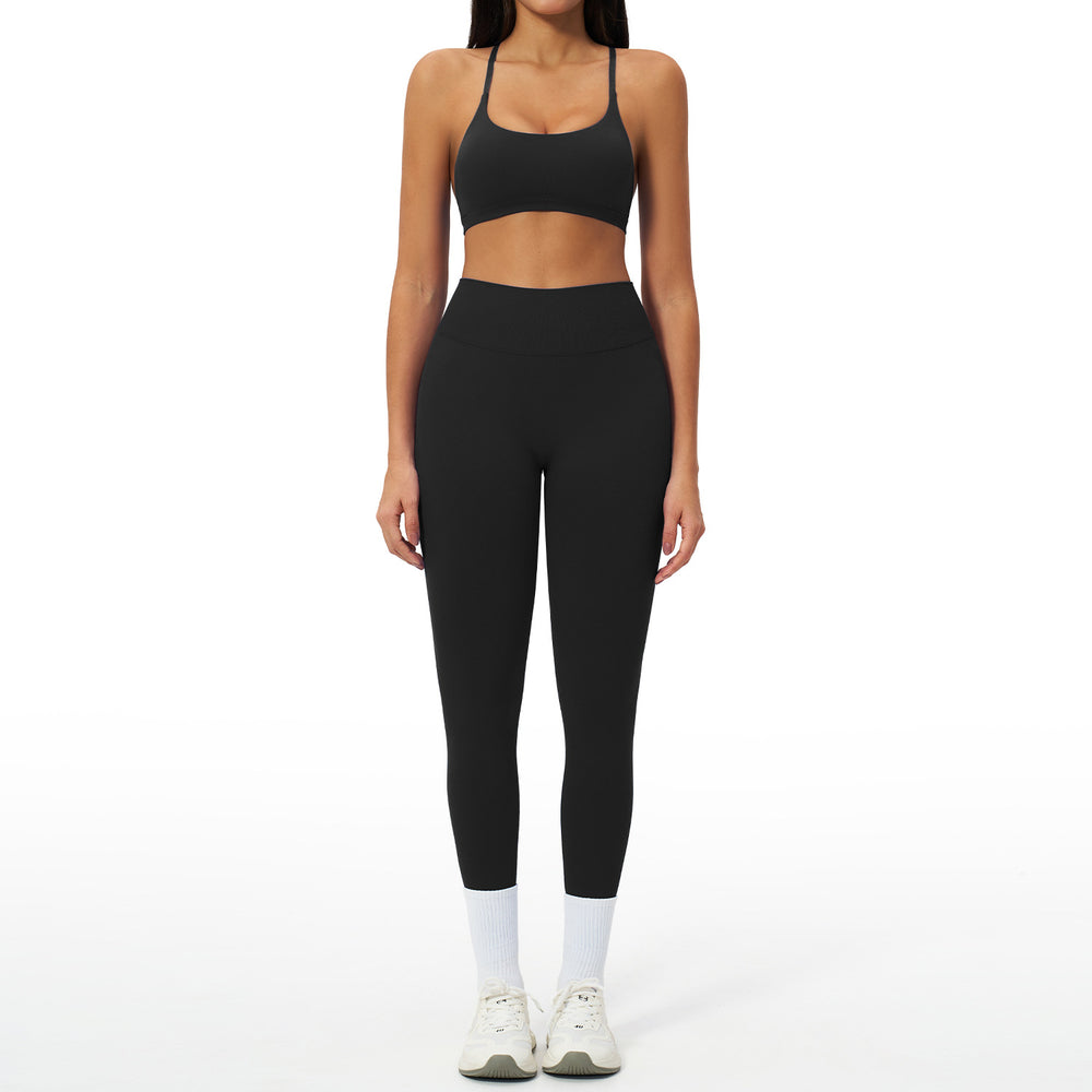 Seventy billion seamless yoga suit women's tight quick-drying suit outdoor casual sports running fitness suit 7790