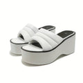 spring/autumn new arrival: plus-size platform slippers for women (sizes 35-43). wholesale available. dropshipping to  and