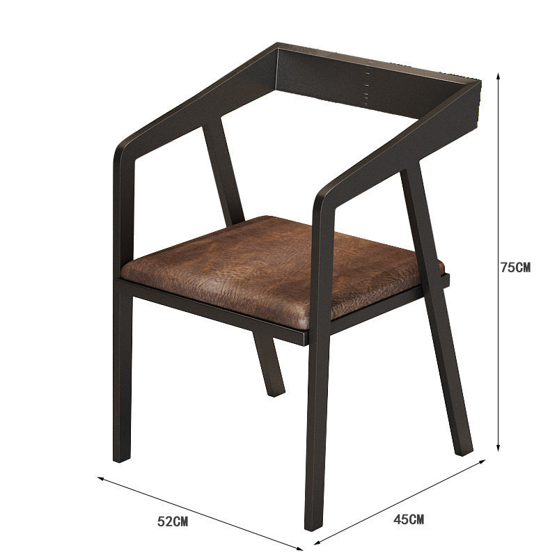 American industrial style dining table and chair combination commercial bar hot pot restaurant restaurant booth tavern clear bar solid wood dining table and chairs