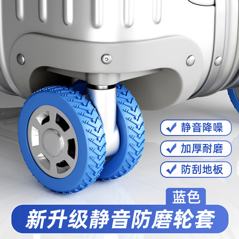 Luggage Wheel Protective Cover Trolley Case Rolling Wheel Silent Cover Suitcase Universal Wheel Replacement Wheel Rubber Cover