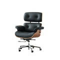 Modern minimalist eames-style swivel chair - office computer chair, executive chair, reclining leather director's chair for home use