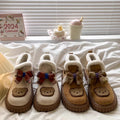Cute northeastern snow boots for women, 2026 winter new arrival: fleece-lined, extra thick, warm, waterproof, non-slip, low-cut, thick-soled cotton shoes