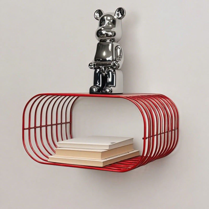 Same-day delivery wall shelves, room decorations, creative wall display racks, bedroom bedside wall-mounted line edge tables