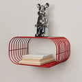 Same-day delivery wall shelves, room decorations, creative wall display racks, bedroom bedside wall-mounted line edge tables