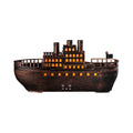 Artificial ship aromatherapy machine for home desktop colorful atmosphere lamp creative ornaments essential oil diffuser large fog volume humidifier