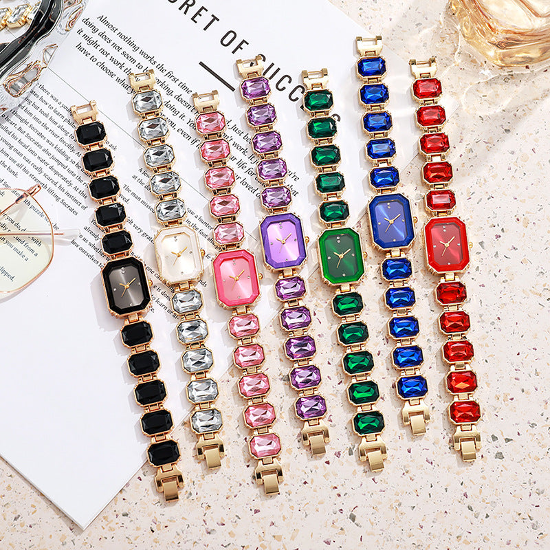 Xiaobingtang watch women's 2024 new women's watch women's watch accessible luxury niche women's elegant high value full diamond