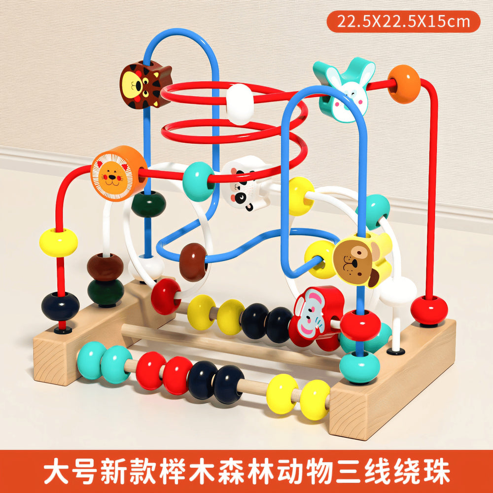 Early education bead maze toy for infants and toddlers - fine motor skills training, coordination, and focus development