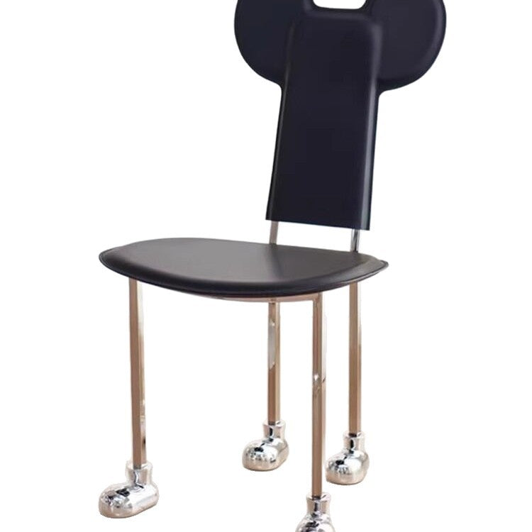 Mickey mouse cartoon chair makeup stool - home backrest vanity chair for girls' bedroom dressing table - mid-century designer style