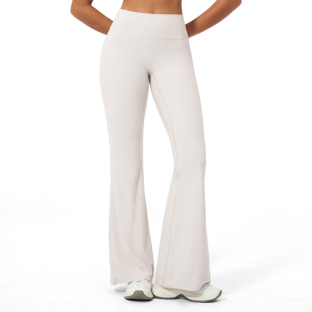 Seventy billion european and american style women's high-waisted, tight-fitting, wide-leg, slimming flare leggings for sports, running, and fitness - model 2551