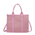 Women's foreign trade handbag 2025 hot style minimalist tote bag letter shoulder bag retro versatile crossbody bag wholesale