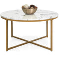 accessible luxury coffee table living room classy double-layer center table iron coffee table for home tempered glass coffee table