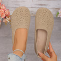 Fashionexportnew arrivalplus sizecut outlow ankleflats women's retro soft bottom breathable slip-on loafers bean shoes