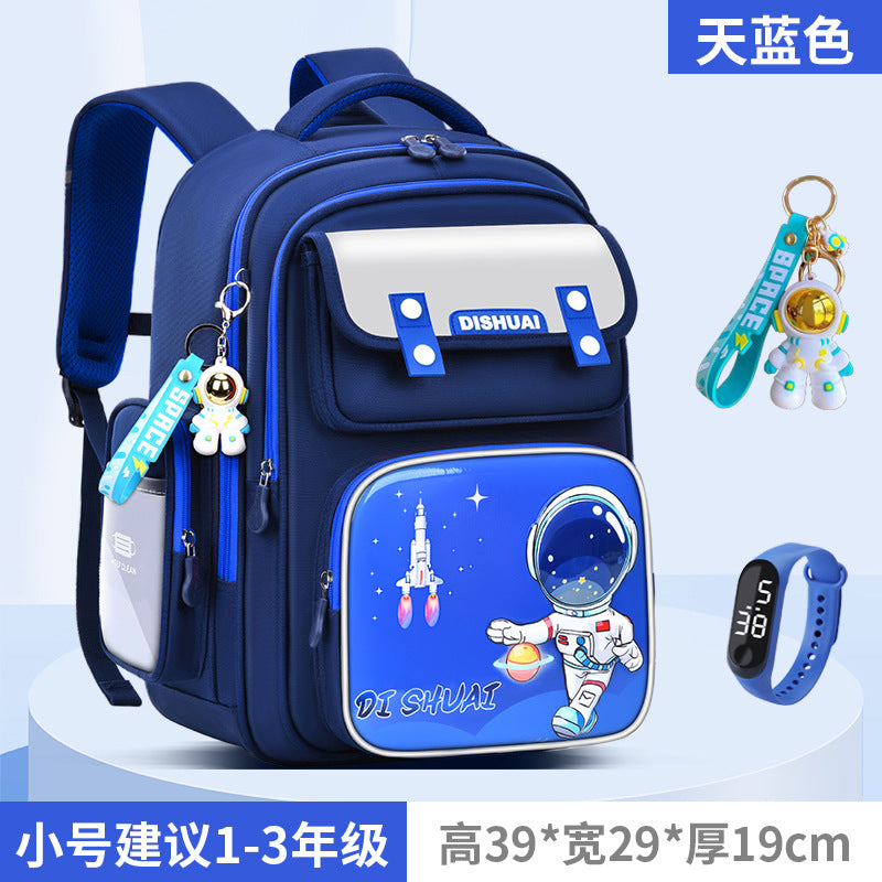 Elementary school backpack for boys, grades 1-2, ages 3-6, lightweight, child-friendly, spine-protecting, 2026 new model