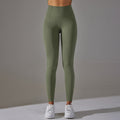 fashionnew arrival seamless knitting butt high waist tummy control yoga pants sports running fitness nine-point pants