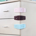 Infant and child security lock right angle lock drawer lock cabinet door lock multi-function baby anti-pinch snap lock refrigerator lock
