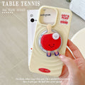 Magnetic solar case for apple 16 pro - ping pong phone case with iphone 13 badminton stand protective cover
